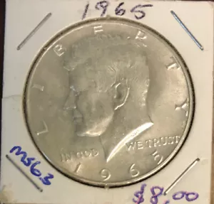 1965 Kennedy Half Dollar MS (HB2:198) - Picture 1 of 2