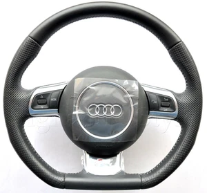 Audi A3 S3 TT TTS RS R8 A4 S4 A5 S5 A6 S6 A8 S8 Q5 Q7 S Line Volante piatto - Foto 1 di 10