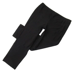 NWT Eileen Fisher Slim Boot Cut in Black Washable Stretch Crepe Pull-on Pants 2X - Picture 1 of 6