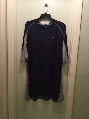 CHAMPION POWER TRAIN JERSEY MENS 2XT BLUE AND GRAY GOOD COND - Image 1 of 2