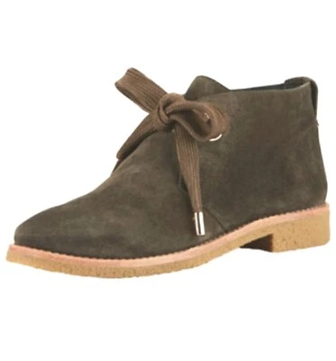 Kate Spade Barrow Verde Oliva Gamuza Tobillo Chukka Botines Botas Suela de Goma Talla 6 M Foto 1 de 4