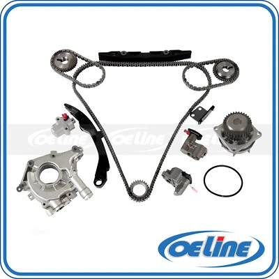 Fit 02-08 Infiniti FX35 M35 Nissan 350Z Timing Chain Kit w/ Water Oil Pump Set - Image 1 of 4