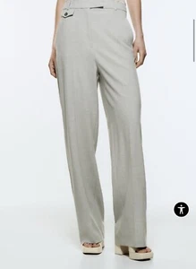 Zara Grey Pants Size M - Picture 1 of 9
