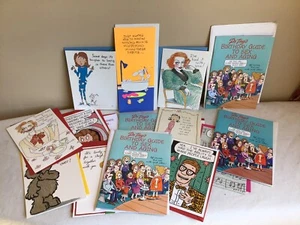Vintage Mixed Lot Of 16 Unused Novelty Paper Epherma Hallmark Greeting Cards - Picture 1 of 9