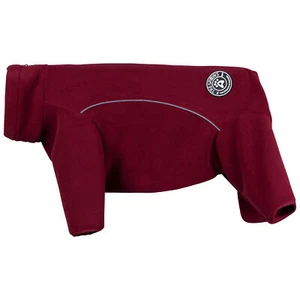 Trespaws Stretch Fleece Dog Jacket Reflective Detailling Full Body Cover Rickie - Foto 1 di 2