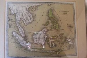 1835 Map-South East Asia-Dutch East Indies-Spice Islands-US made - Picture 1 of 12