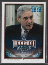 2020 DECISION SET ROBERT MUELLER BLUE CARD #392 ~ 1/1 ELECTION DAY MASTERPIECE 