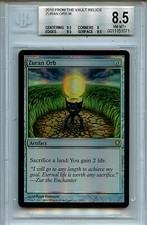 MTG Zuran Orb BGS 8.5 FTV Relics Mystic Foil Magic Card Amricons1071