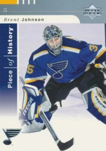 2002-03 UD Piece of History #79 BRENT JOHNSON - St. Louis Blues - Bild 1 von 1