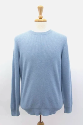 NWT$2995 Brunello Cucinelli Men 100% Cashmere Rib Crewneck Sweater 50/ 40US A242 - Image 1 of 4
