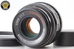 [MINT w/ Hood ] Voigtlander ULTRON 35mm 1.7 Aspherical Black L39 Lens From JAPAN - Picture 1 of 9