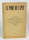 Revue Le Pont de l'épée, 12ème année, n°40. Jean Cocteau. Christian Prigent.