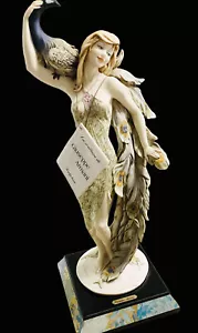Giuseppe Armani 0876-C Dame mit Pfau SELTEN neuwertig mit Box - Bild 1 von 16