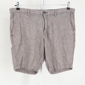 Banana Republic Shorts Herren 35 grau meliert Leinenmischung Aiden Short - Bild 1 von 8