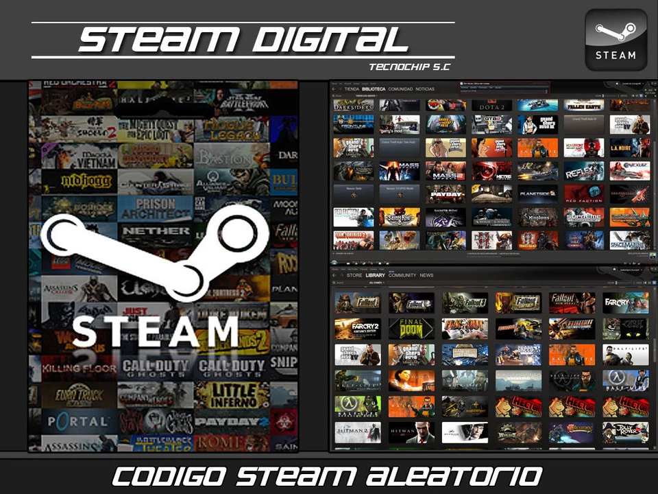 Codigo Aleatorio - Steam Digital - PC - Imagen 1 de 1