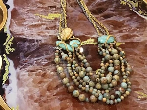 Alexis Bittar Gold und Silber Multi-Strang Halskette - Bild 1 von 10