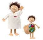 Sigikid Peluche Erwin the little patient bambola di stoffa stuffed doll anatomy