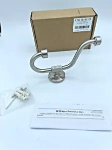 RH Rejuvenation Hardware Hook Double Brushed Nickel Hassalo C106428 Pottery Barn - Picture 1 of 4
