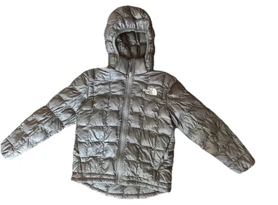 The North Face Boys Thermoball Eco Hooded Black Jacket Coat Size S Small 7/8 - Image 1 of 4