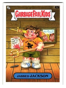 Tarjeta exacta de parodia Jabbed Jackson 2022 Garbage Pail Kids Percy Olympians - Imagen 1 de 2
