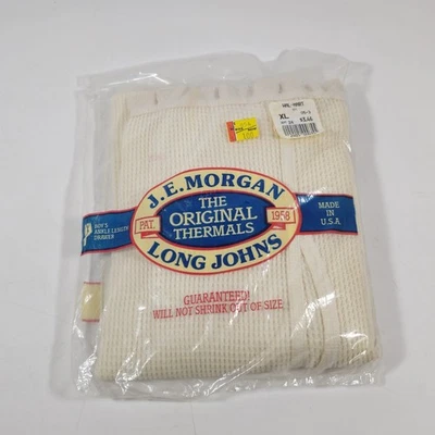 NEW Vintage JE Morgan Thermal Pants Long Johns Boys Size XL - Image 1 of 2