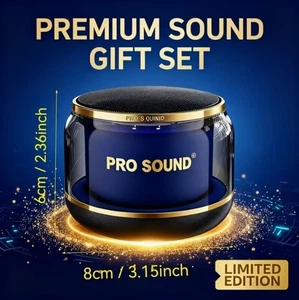 Portable Wireless Speaker - USB-C Charging, 4-hour Playback Time, HiFi Stereo - Picture 1 of 8