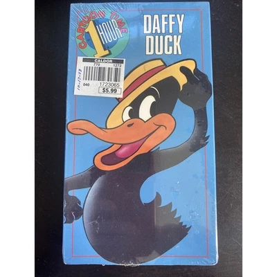 VHS Daffy Duck Cartoon Time 1 Hour Star Classics W1104 (VHS, 1989) Brand New - Image 1 of 4