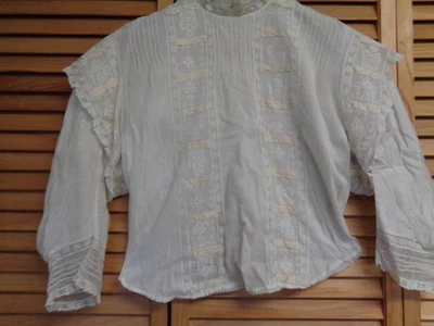Blusa vintage de mujer 1910/1920. blusa eduardiana, talla pequeña Foto 1 de 4
