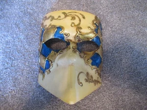 Original Hand Painted Venezia Italy Mask with Wax Seal - Picture 1 of 6