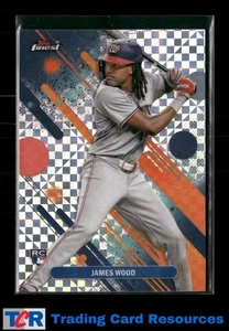 2025 Finest #100 James Wood Checkerboard - Picture 1 of 2