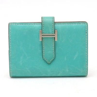 Mini Cartera Hermes Cuero Oso Esmeralda Mujer Verde Talla Única Foto 1 de 4