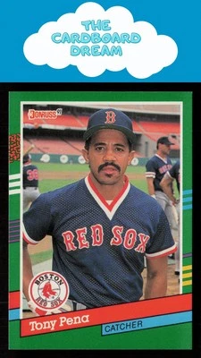 Tony Pena 1991 Donruss #456 Boston Red Sox Baseball Card - Image 1 of 2