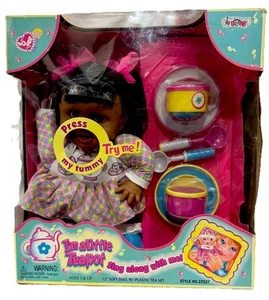 I’m A Little Teapot African American Doll #22537 2002 13” Tea Set Musical NIB - Picture 1 of 3