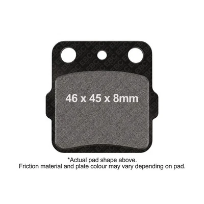 EBC Motorcycle R Series Brake Pads Rear Left for Kawasaki KX 100 1992 - 1996 - Image 1 of 3