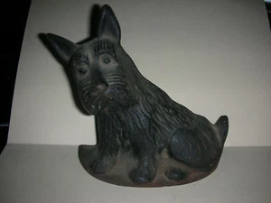 Vintage Türstopper "Scottie Dog" aus Gusseisen (B 31) - Bild 1 von 2