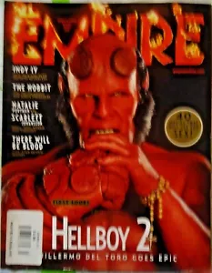 Revista Empire 2008 Edición de marzo 225 Hellboy II 10000 aC Diario Hobbit Muerto - Imagen 1 de 2