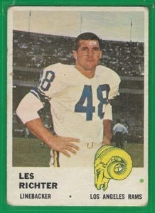 1961 Fleer #106 Les Richter (HOF) (VG-VGEX) Los Angeles Rams - Picture 1 of 2