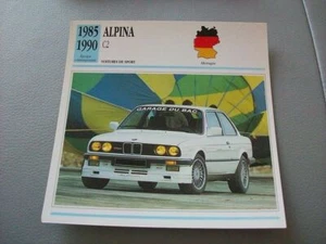 CARTE FICHE AUTO ALPINA C2 - Picture 1 of 1