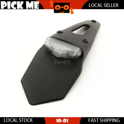 Mini Enduro Clear Lens LED Tail Stop Light For Suzuki DRZ250 DRZ400 RMX250 - Imagem 1 de 4