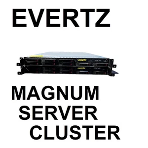 Qty. 2 Evertz Magnum-HW 1RU Servers  - MAGNUM SERVERS - for EQX Routers - Picture 1 of 15