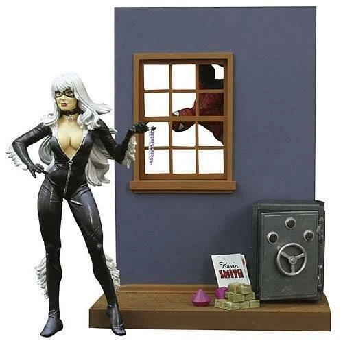 2003 Marvel Diamond Select Black Cat Action Figure Spider-man A54