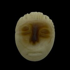 Antique Sulemani Agate Aqeeq Bead Face Head Engraved Carved Amulet Collection