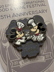20 Disney Parks Epcot International Food and Wine Festival LE WDW Pin Silber - Bild 1 von 9