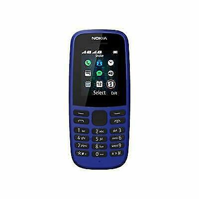 NOKIA 105 (Dual SIM, Blue) Feature Phone Cell Phone,Keypad Phone,Mobile Phone