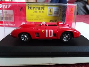 BEST MODEL 1:43 FERRARI 290 MM GREGORY/CASTELLOTTI 1st BUENOS AIRES 1957 CON BOX - Foto 1 di 6