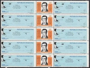 $$ wholesale $$ ARGENTINA 1982 LUIS VERNET/FALKLANDS POLAR MAPS x5 SC#1366a MNH - Picture 1 of 1