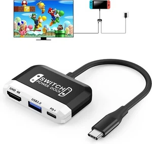 Switch Dock for Nintendo Switch/OLED Switch,3-in-1 Portable TV Dock - Picture 1 of 4
