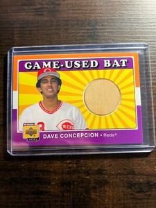 A99,768 - 2001 Upper Deck Decade 1970's Game Bat #BDC Dave Concepcion