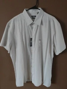 Van Heusen Mens Button Up Short Sleeve Shirt New XXL - Picture 1 of 6