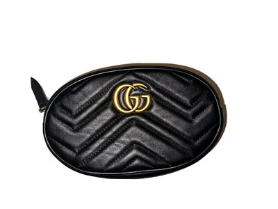 Gucci Marmont Black Fanny Pouch/Clutch - NO BELT - Image 1 of 4